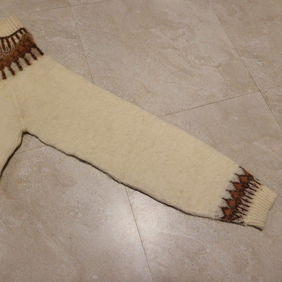 VTG Sears Sportswear Mens L Large Mohair Fuzzy Crewneck Pullover Sweater - Picture 12 of 16